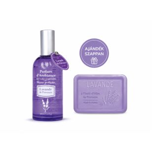 Levendula lakásparfüm 100ml + Ajándék szappan
